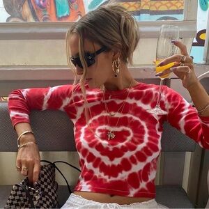 Realisaton par red heart tie dye top